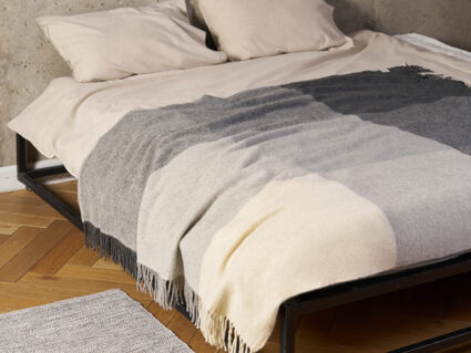 Плед Luxberry WOOLEN серо-графитовый 505