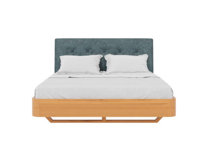 Кровать Rivi Charm Бук натуральный/замша Keytur 101 253