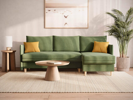 Диван Сонум Rain угловой Тедди Терракотовый 985