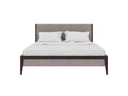 Кровать Rivi Ruby Дымчатый темный дуб/Рогожка Step 3 253