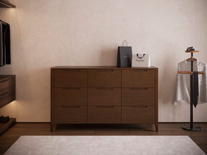 Комод Rivi Ruby 9 Дымчатый темный дуб 1554