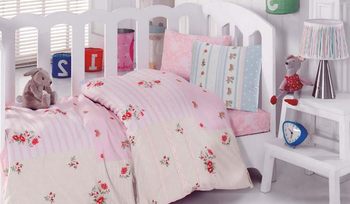 Комплект постельного белья розовое Cotton Box 1041-04