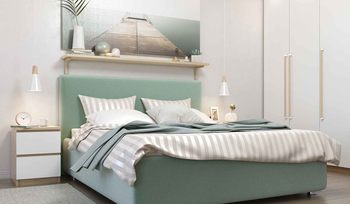Кровать с подъемным механизмом Nuvola Bianco Style