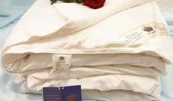 Одеяло Kingsilk Elisabette Элит всесезонное белое